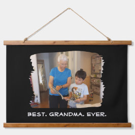 Best Grandma Ever Custom Photo Nana Grandparent Hangend Wandkleed