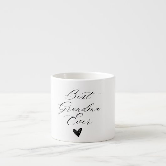 Best grandma ever espresso kop (Voorkant)