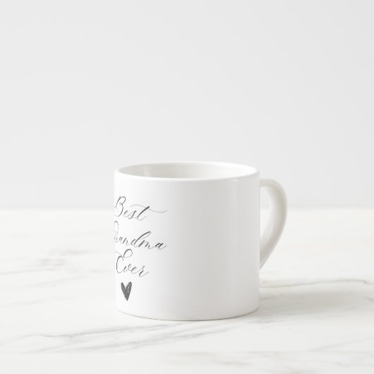 Best grandma ever espresso kop (Voorkant rechts)