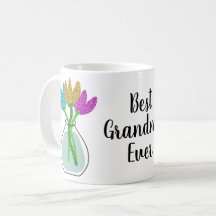 Best Grandma Ever Floral