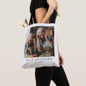 Best Grandma Ever Full Photo Persoonlijk Tote Bag (Dichtbij)