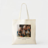 Best Grandma Ever Full Photo Persoonlijk Tote Bag (Voorkant)