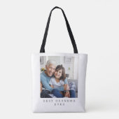 Best Grandma Ever - Gepersonaliseerd Tote Bag (Achterkant)