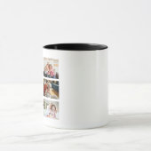 Best Grandma Ever Heart 3 Photo Collage Mok (Midden)