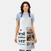 Best Grandma Ever Heart 3 Photo Collage Schort (Gedragen)