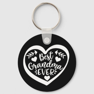 Best Grandma Ever Heart Gift Sleutelhanger