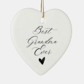 Best grandma ever keramisch ornament (Rechts)