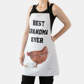 Best Grandma Ever kip waterverf Schort (Insitu)