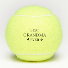 Best Grandma Ever met hart Tennisballen