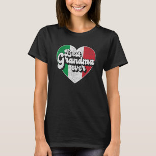 Best Grandma Ever Mexico Flag Mexicaanse oma T-shirt