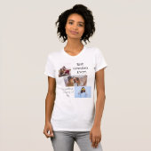 Best Grandma Ever Modern 3 Photo Collage T-shirt (Voorkant volledig)