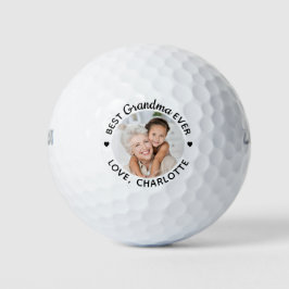 Best Grandma Ever Modern Persoonlijke foto Wilson Golfballen