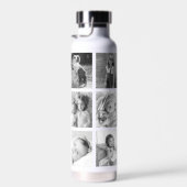 Best Grandma Ever Modern Script 10 Photo Collage Waterfles (Rechts)