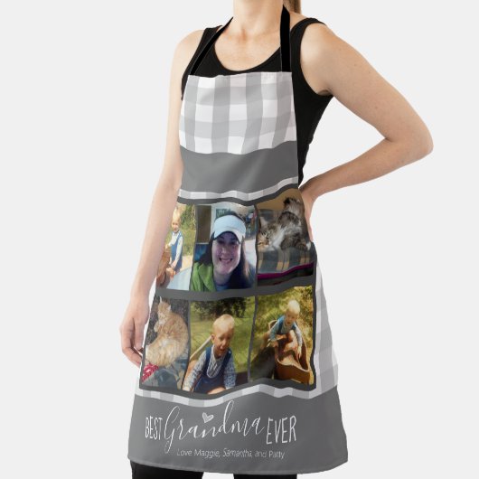 Best Grandma Ever Multiple Photo Template Schort (Insitu)