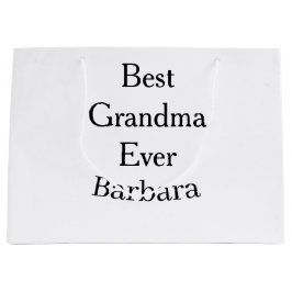 Best Grandma ever name date simple mothers day min Groot Cadeauzakje