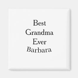 Best Grandma ever name date simple mothers day min Magneet