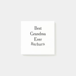 Best Grandma ever name date simple mothers day min Post-it® Notes