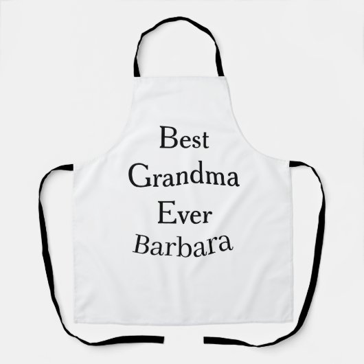 Best Grandma ever name date simple mothers day min Schort (Voorkant)