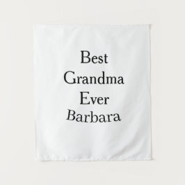 Best Grandma ever name date simple mothers day min Wandkleed