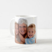 Best Grandma Ever Names Photo Mok (Voorkant links)