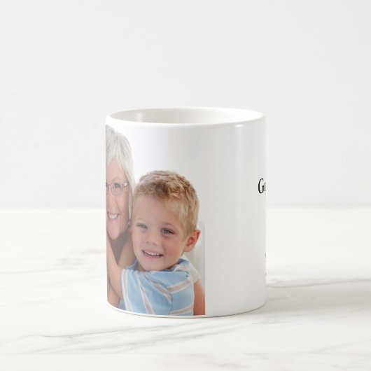 Best Grandma Ever Names Photo Mok (Center)