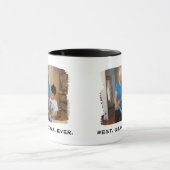 Best Grandma Ever Nana Grandparent Custom Photo Mok (Midden)