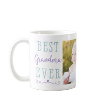 Best Grandma Ever Paars Blauwgroen - Aangepaste fo