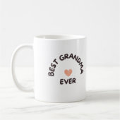 Best Grandma Ever Personalized Koffiemok (Links)