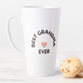 Best Grandma Ever Personalized Latte Mok