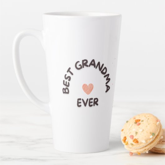 Best Grandma Ever Personalized Latte Mok (In situ)