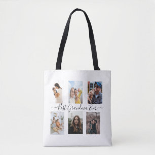 Best Grandma Ever Persoonlijke foto Tote Bag