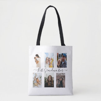 Best Grandma Ever Persoonlijke foto Tote Bag