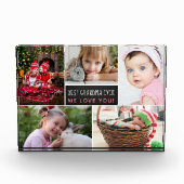 Best Grandma Ever Photo Collage Fotoblokken (Voorkant)