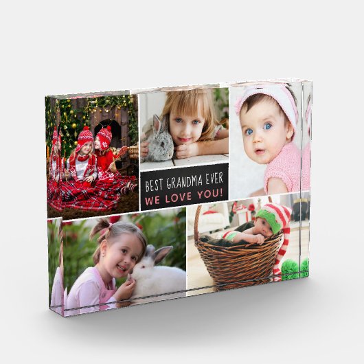 Best Grandma Ever Photo Collage Fotoblokken (Links)