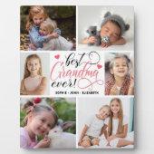 Best Grandma Ever Photo Collage Fotoplaat (Voorkant)