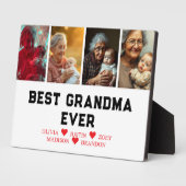 Best Grandma Ever Photo Collage Fotoplaat (Zijkant)