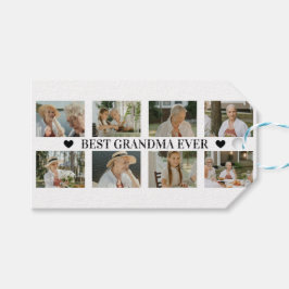 Best Grandma Ever Photo Collage – Gift with Hearts Cadeaulabel