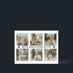 Best Grandma Ever Photo Collage – Gift with Hearts Feestdagenkaart<br><div class="desc">Send love across the miles with this personalized holiday postcard designed especially for a wonderful grandmother. Featuring a custom photo collage and the heartfelt message “Best Grandma Ever” placed at the center with two sweet heart accents, this postcard turns holiday greetings into a keepsake. Perfect for Christmas, holidays, Grandparents’ Day,...</div>