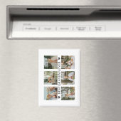 Best Grandma Ever Photo Collage – Gift with Hearts Magneet (Insitu (Vaatwasser))