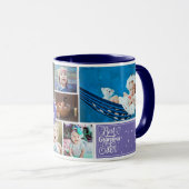 Best Grandma Ever Photo Collage Monogram Mok (Voorkant rechts)