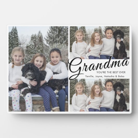 Best Grandma Ever Photo Fotoplaat (voorkant)