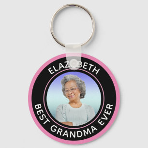 Best Grandma Ever Photo Golfer Personalize Sleutelhanger