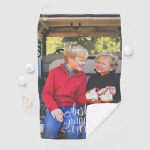 Best Grandma Ever Photo Golfhanddoek (Insitu)