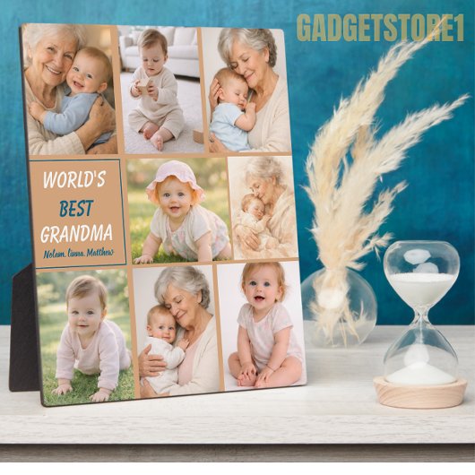 Best Grandma Ever Photo | Personalized Grandparent Fotoplaat