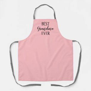 Best Grandma Ever Pink Script Schort