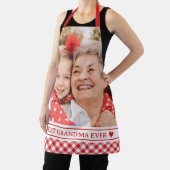 Best Grandma Ever Red Gingham Plays Foto Schort (Insitu)