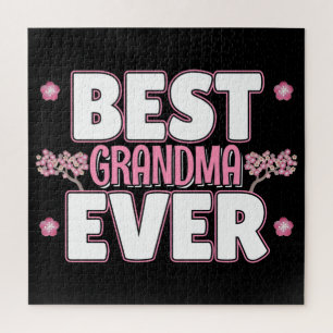 Best Grandma Ever - Roze Cherry Blossom Legpuzzel
