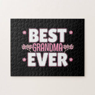 Best Grandma Ever - Roze Cherry Blossom Legpuzzel
