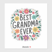Best grandma ever sticker (Vel)