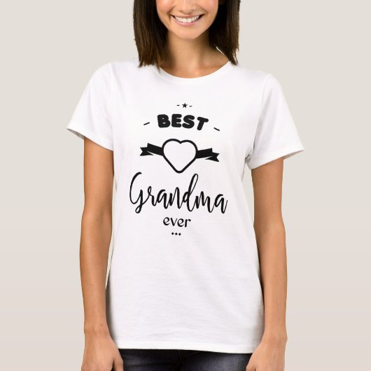 Best Grandma ever T-shirt (Voorkant)
